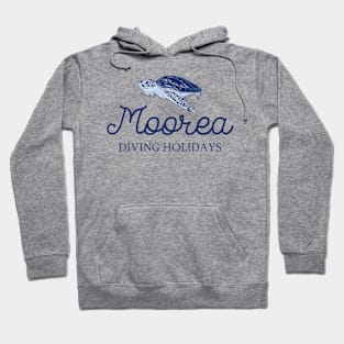 Moorea Diving Holidays Scuba Sea Turtle Hoodie